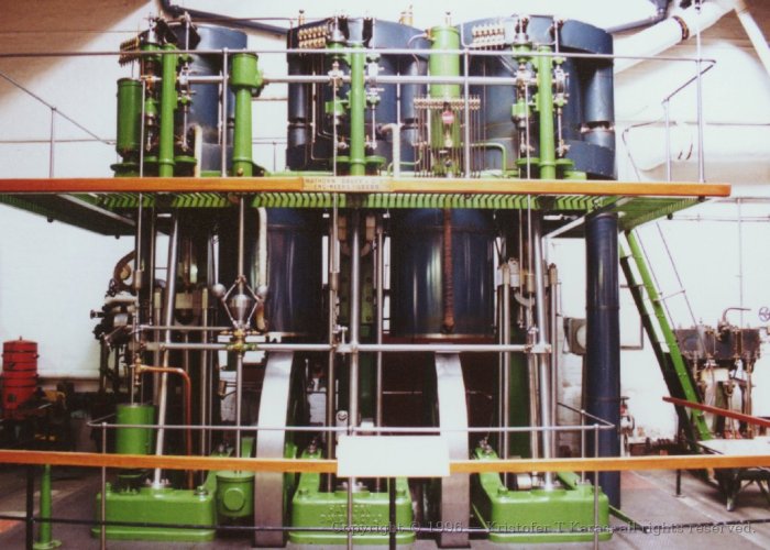 1910 Hathorn Davey triple-expansion engine, Kew Bridge Steam Museum, England