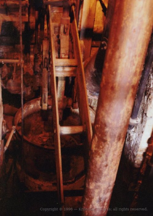 Water pump portion of vertical engine, Kew Bridge Steam Museum, England