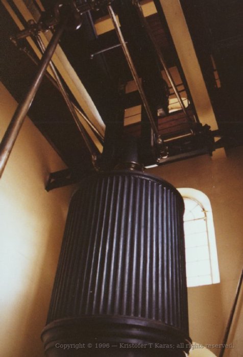 Counterweight of 1838 Maudslay, perhaps - Kew Bridge Steam Museum, England
