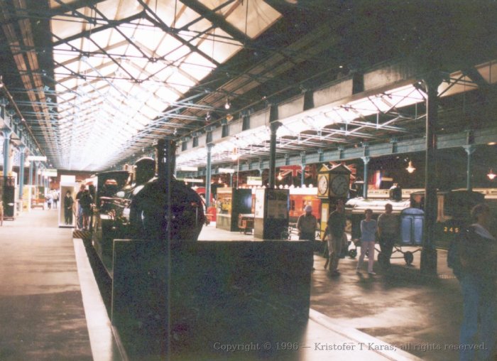 Interior shot, National Railway Museum, York, England