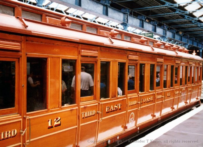 Early third class accommodation, National Railway Museum, York