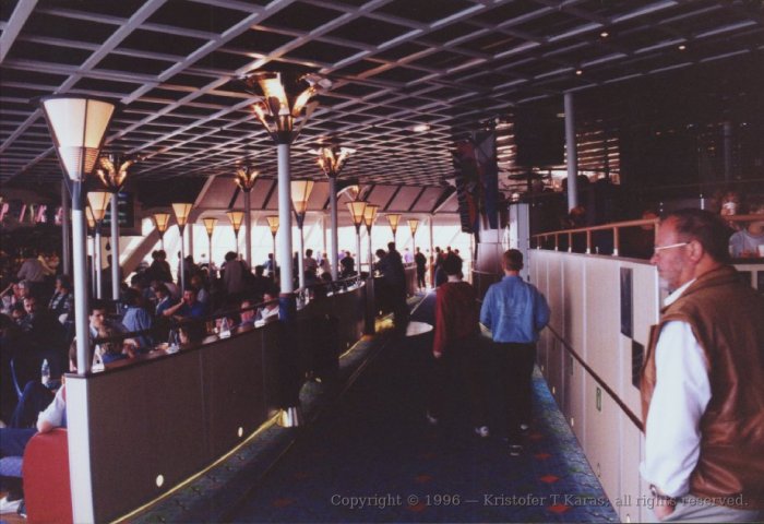 Leaving England on board the Stenna HSS ferry