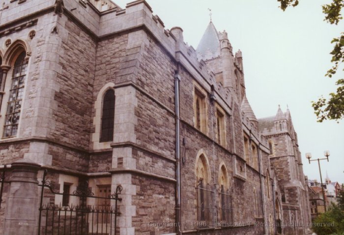 Christ Church Cathedral, Dublin's oldest and largest Christian church; Ireland