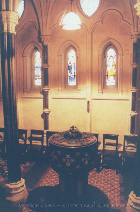 The baptismal of Christ's Church, Dublin