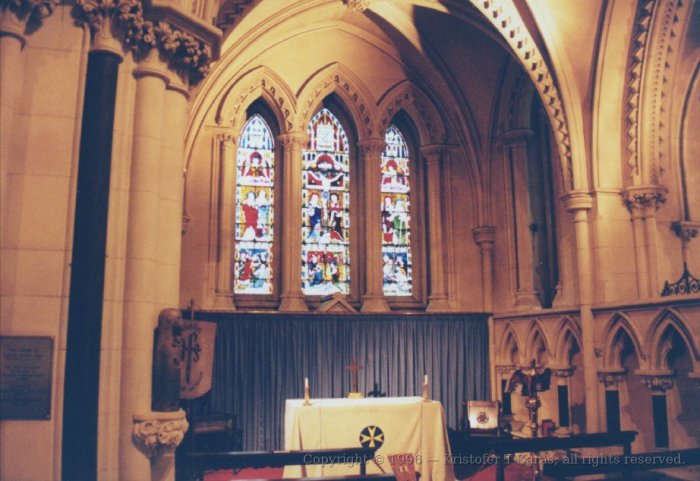 Small chapel at head of Christ's Church, Dublin