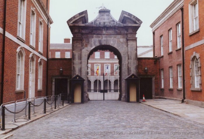 Entrance to "The Castle," Dublin