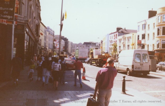 Downtown Cork showing extensive tourist sector; Ireland