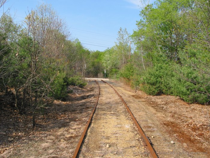 Track in Bondsville, MA that is still in active service