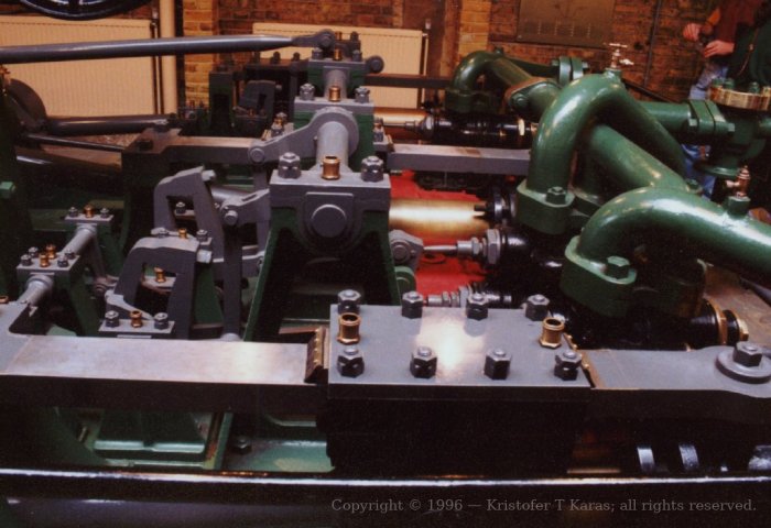 Disused hydraulic motor, Tower Bridge, London