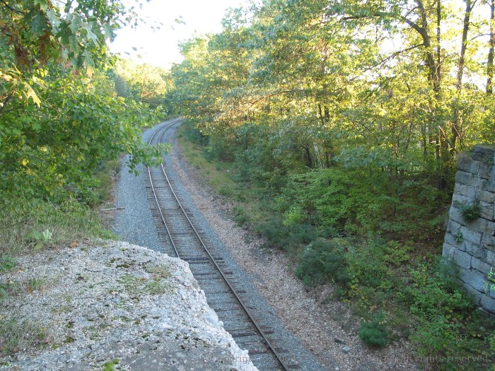 Massachusetts Central abutments adjacent the Agricultural Branch