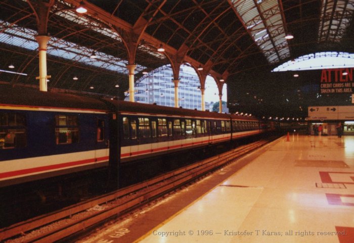 Platform, Victoria Station, London
