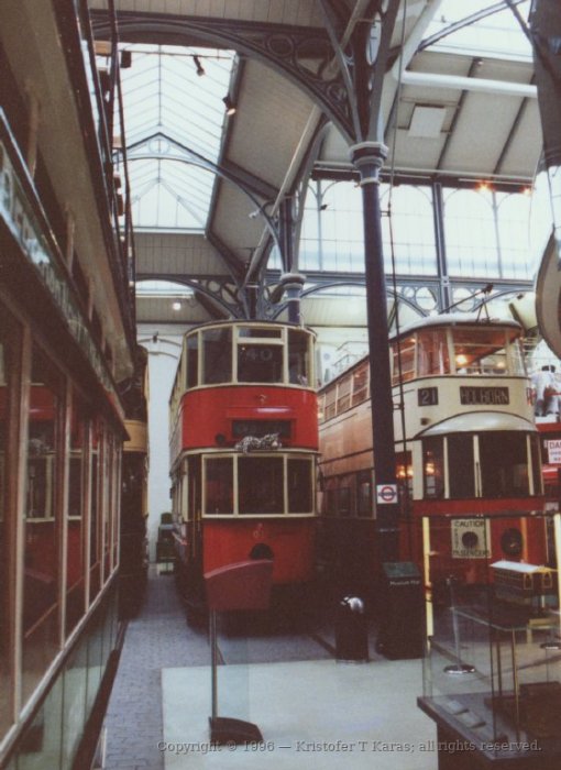 "Double Decker" trams, London Transport Museum