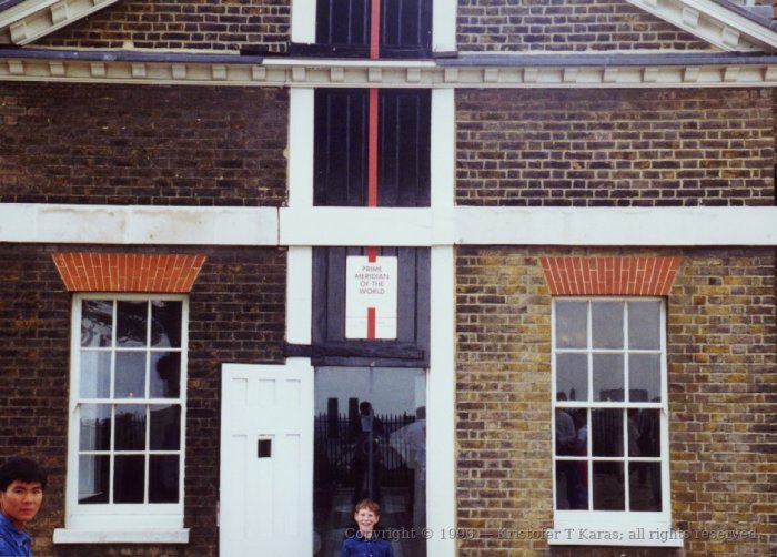Grand Meridian at Royal Naval Observatory, Greenwich, England