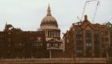 Saint Paul's Cathedral, as seen from the Thames, London