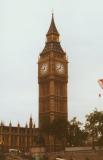 Infamous clock tower containing "Big Ben," London