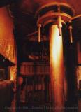 Underside of vertical (non-beam) engine, Kew Bridge Steam Museum, England
