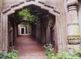 Egyptian Avenue mausoleums, Highgate Cemetery, Highgate, London