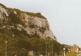 Edge view, white cliffs of Dover, England