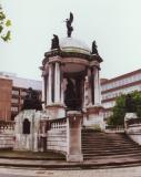 A sheltered statue, Liverpool, England