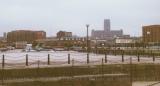 Liverpool skyline with cathedral, England