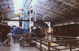 Engine and signal display, National Railway Museum, York, England