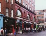 Shops near Covent Garden Underground station, London