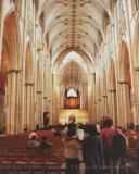 Looking forward from the Nave, York Minster, England