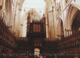 Organ and Choir seating, York Minster, England