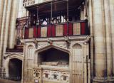 Tomb with eternal flame, York Minster, England