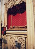 Tomb interior to York Minster, England