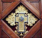 Gold ornament used in service, York Minster, England