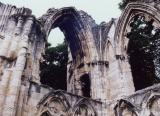 Ruined archways, Saint Mary's Abbey, York, England