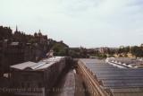 Overlooking Edinburgh railway station, Scotland
