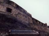 Looking at Edinburgh Castle from the approach road; Scotland