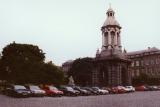 Area with car-park interior to Trinity College, Dublin