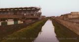 A canal, and Croke Park, as seen from Jones's Road, Dublin