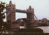 Tower Bridge as seen from atop south wall, Tower of London