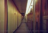 Gangway on three deck, QE2, outside author's stateroom