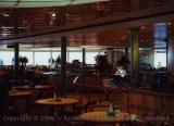 The Lido self-service dining area at the stern of the QE2
