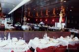 A second-class dining area aboard the QE2