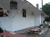 Gilbertville Station as seen from former trackbed