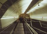 Escalator, Bank Station Underground, London