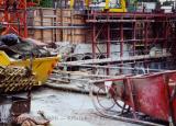 Jubilee Line construction, Westminster, London