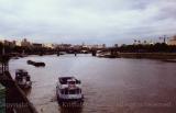 Looking east along the Thames from Westminster Pier, London