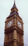 Clock tower containing "Big Ben", London