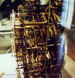 Mechanism detail, Harrison clock, Royal Observatory, Greenwich, England