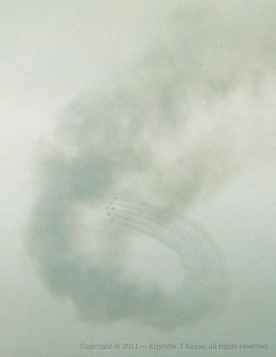An image from a Hanscom AFB air show in the late 1980s
