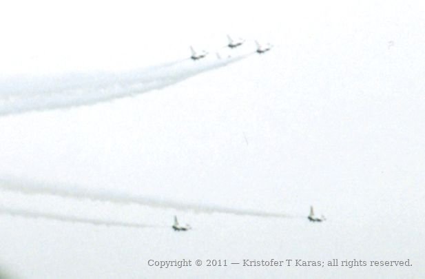 An image from a Hanscom AFB air show in the late 1980s