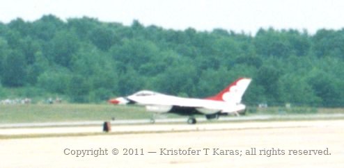 An image from a Hanscom AFB air show in the late 1980s
