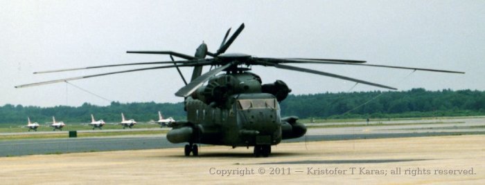 An image from a Hanscom AFB air show in the late 1980s
